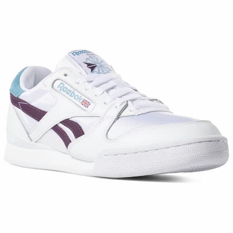 Reebok Phase 1 Pro Tenisky Panske - Biele/Mätové/Nachový QE8848JD